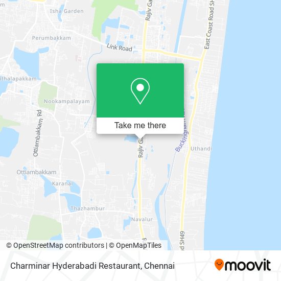 Charminar Hyderabadi Restaurant map