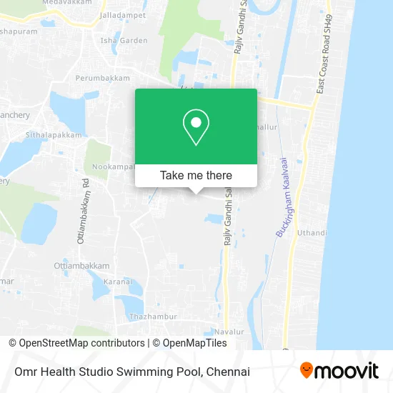 Omr Health Studio Swimming Pool map