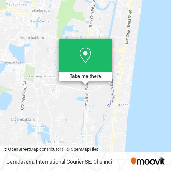 Garudavega International Courier SE map