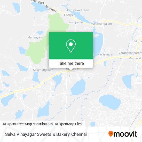 Selva Vinayagar Sweets & Bakery map