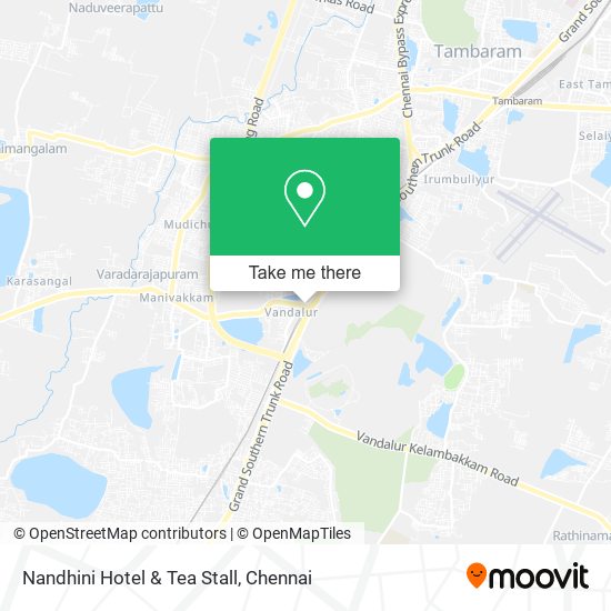Nandhini Hotel & Tea Stall map