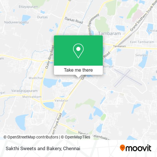 Sakthi Sweets and Bakery map