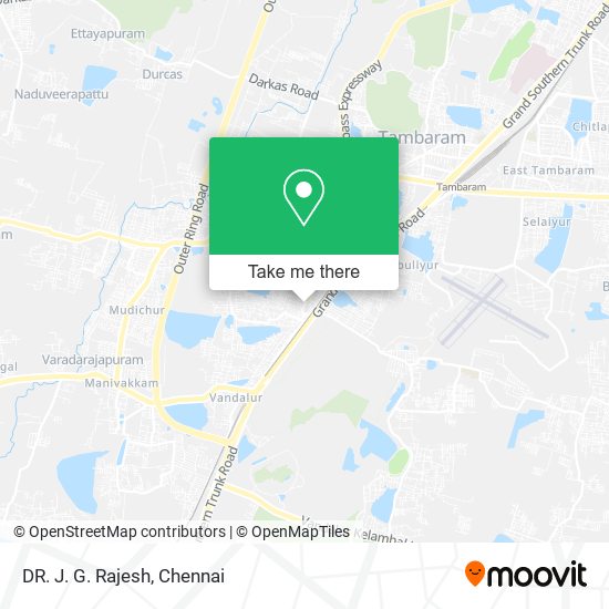 DR. J. G. Rajesh map