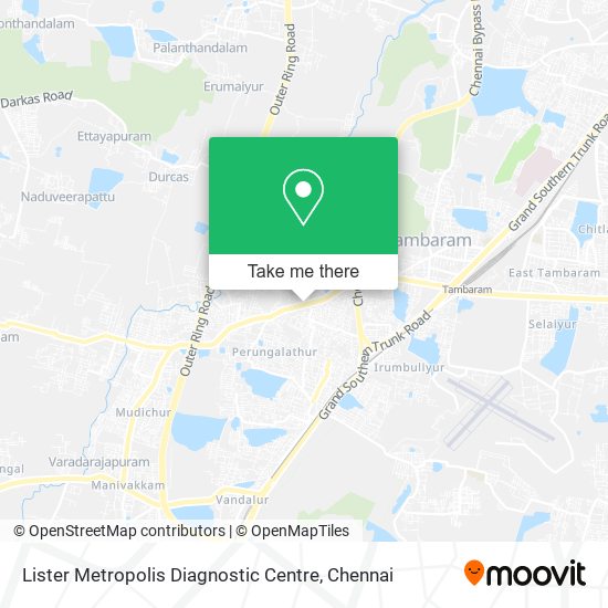 Lister Metropolis Diagnostic Centre map