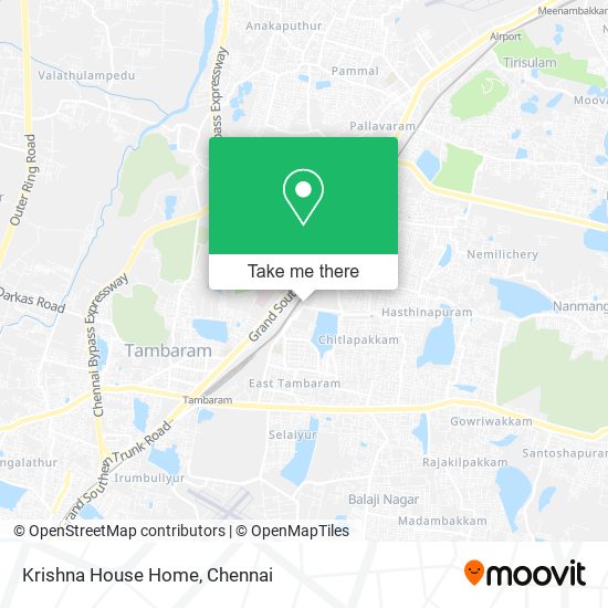 Krishna House Home map