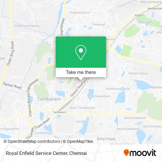 Royal Enfield Service Center map