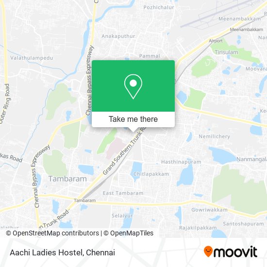 Aachi Ladies Hostel map