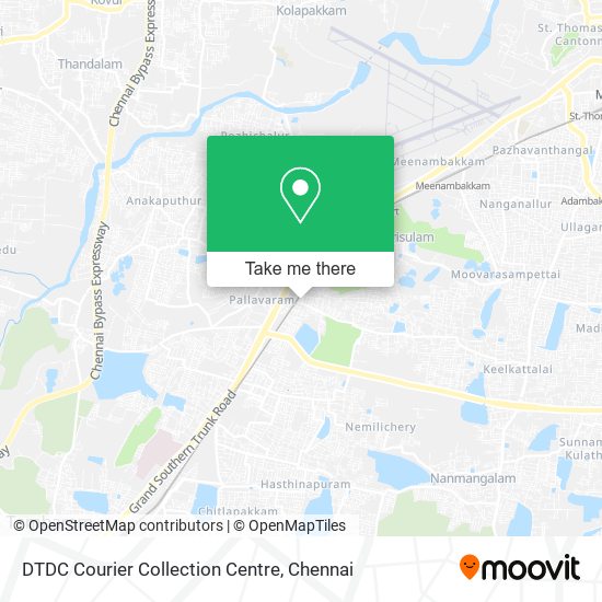 DTDC Courier Collection Centre map