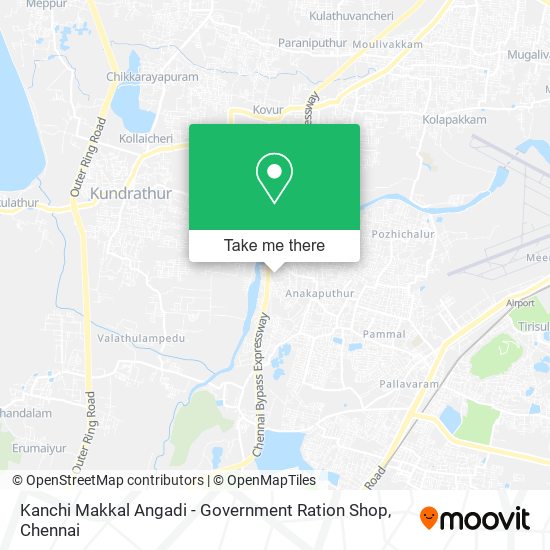 Kanchi Makkal Angadi - Government Ration Shop map