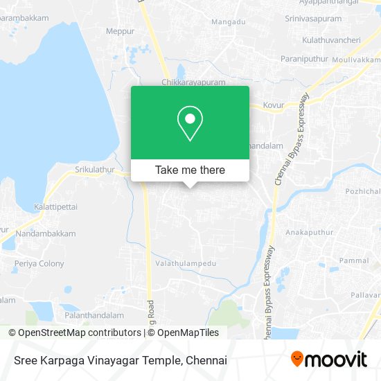 Sree Karpaga Vinayagar Temple map