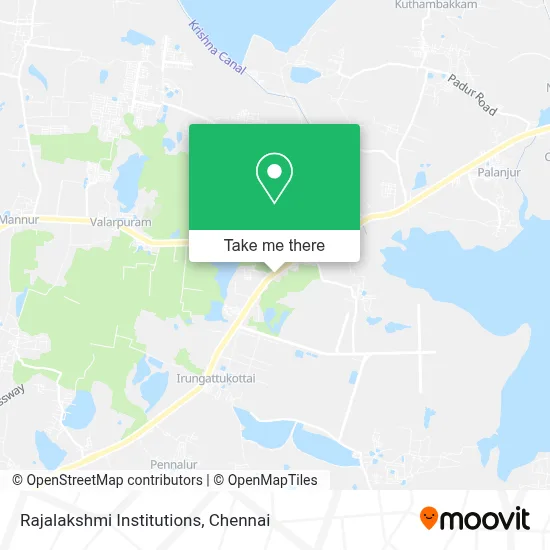 Rajalakshmi Institutions map