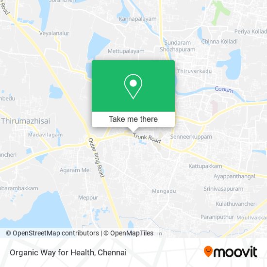 Organic Way for Health map
