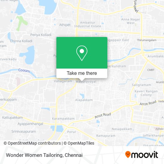 Wonder Women Tailoring map