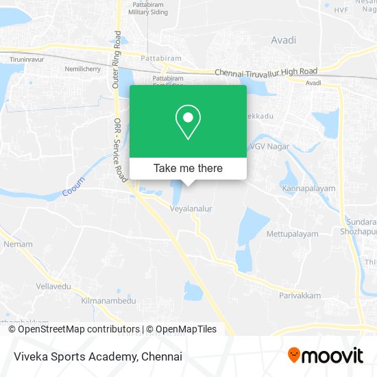 Viveka Sports Academy map