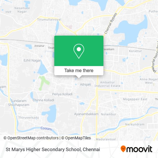 St Marys Higher Secondary School map