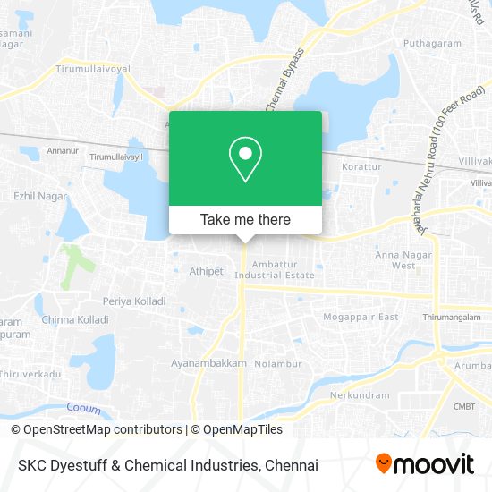 SKC Dyestuff & Chemical Industries map