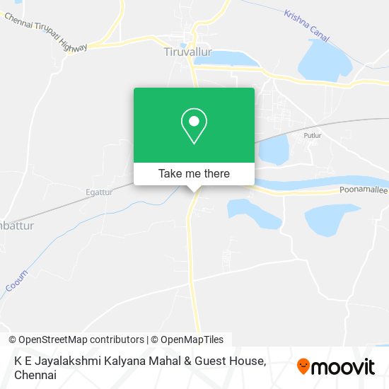 K E Jayalakshmi Kalyana Mahal & Guest House map