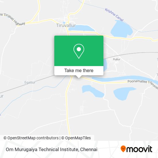 Om Murugaiya Technical Institute map