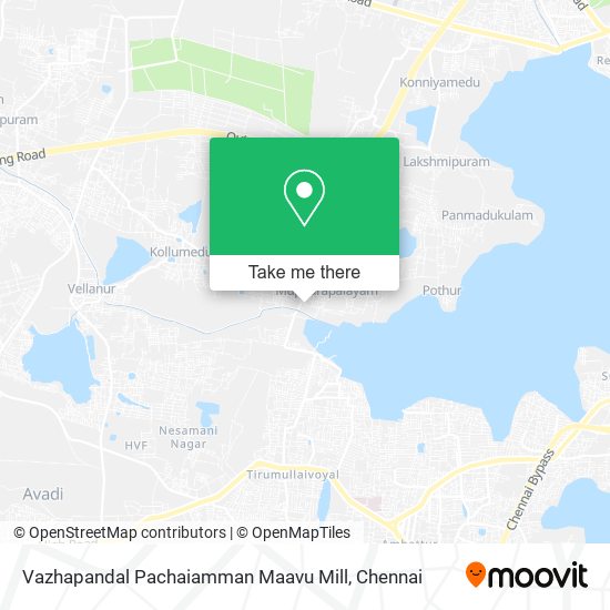 Vazhapandal Pachaiamman Maavu Mill map