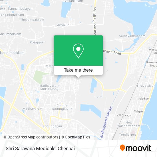 Shri Saravana Medicals map