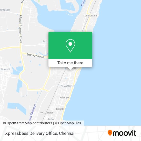 Xpressbees Delivery Office map
