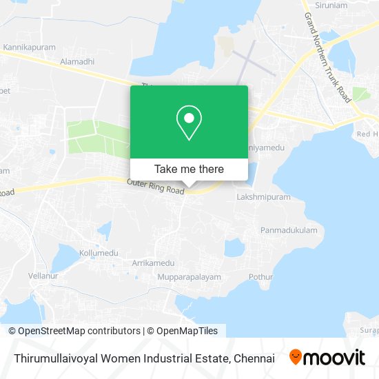 Thirumullaivoyal Women Industrial Estate map