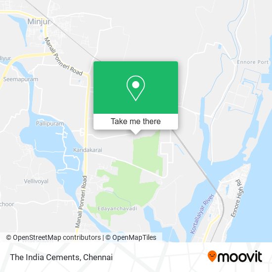 The India Cements map