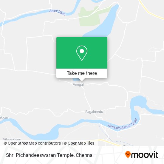 Shri Pichandeeswaran Temple map