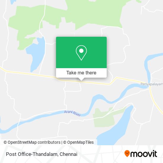 Post Office-Thandalam map