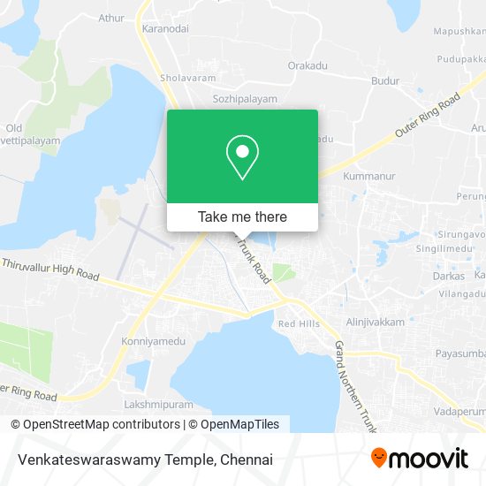 Venkateswaraswamy Temple map