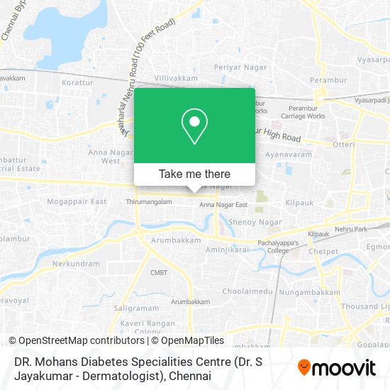DR. Mohans Diabetes Specialities Centre (Dr. S Jayakumar - Dermatologist) map