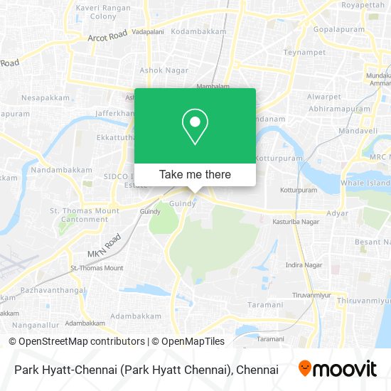 Park Hyatt-Chennai map