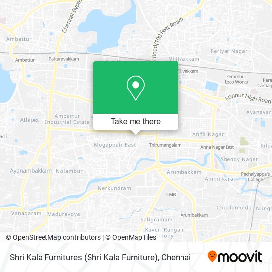 Shri Kala Furnitures map