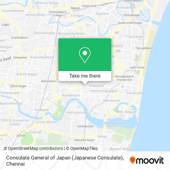 Consulate General of Japan (Japanese Consulate) map