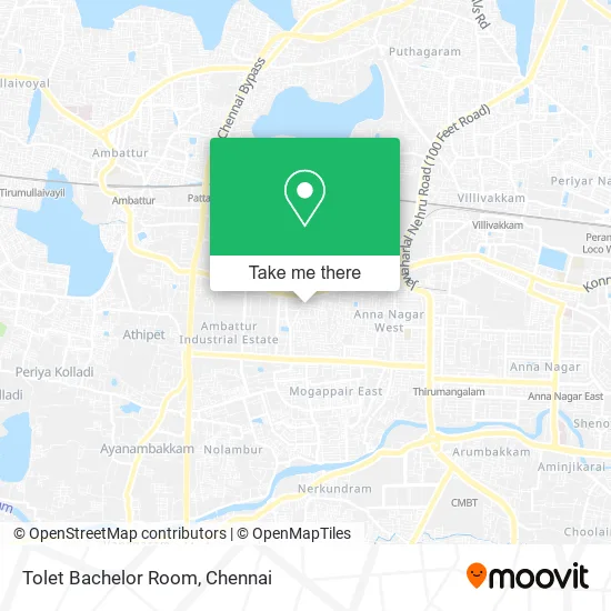 Tolet Bachelor Room map