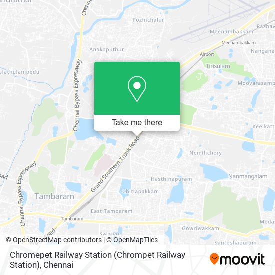 Chromepet Railway Station (Chrompet Railway Station) map