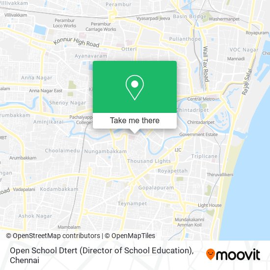 Open School Dtert (Director of School Education) map