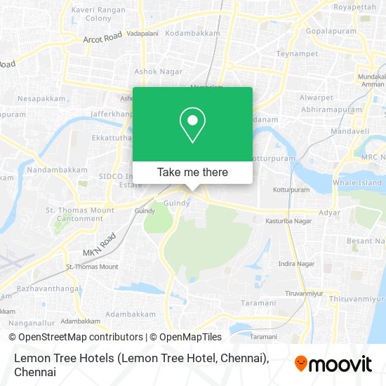 Lemon Tree Hotels (Lemon Tree Hotel, Chennai) map