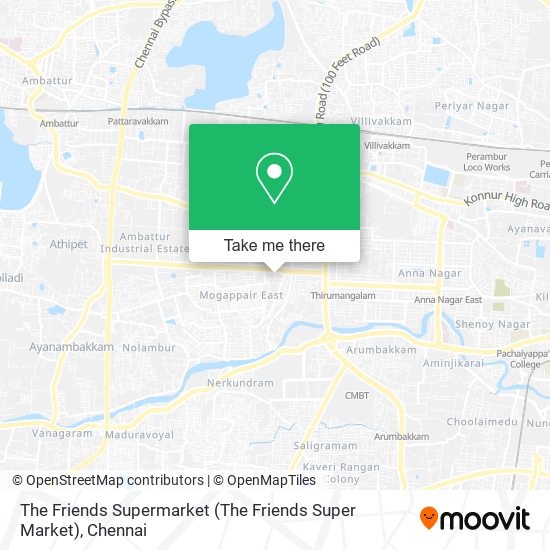 The Friends Supermarket (The Friends Super Market) map