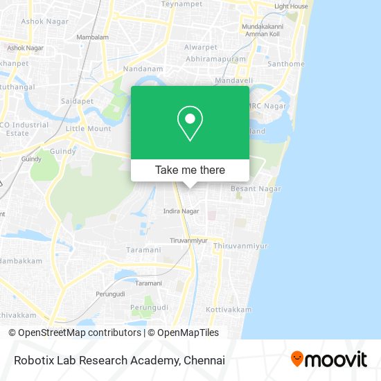 Robotix Lab Research Academy map