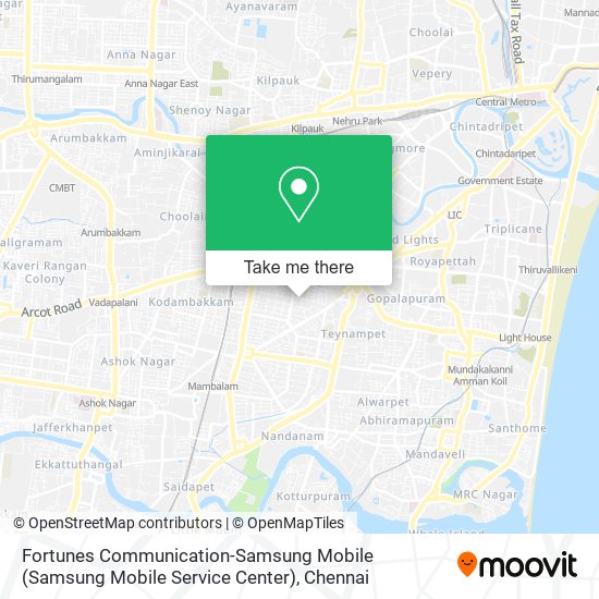 Fortunes Communication-Samsung Mobile (Samsung Mobile Service Center) map