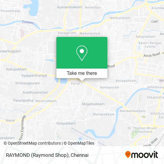 RAYMOND (Raymond Shop) map