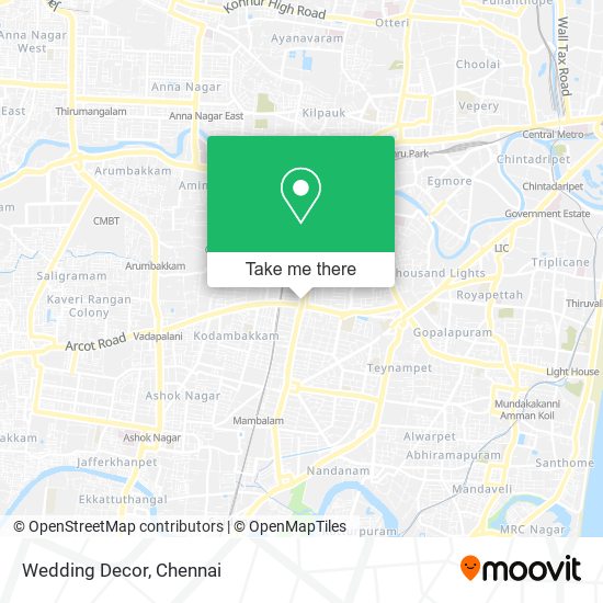 Wedding Decor map