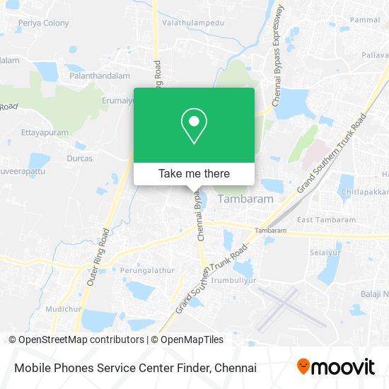 Mobile Phones Service Center Finder map