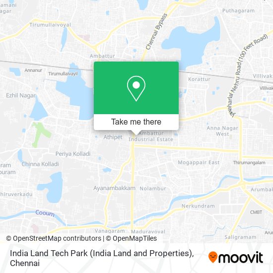 India Land Tech Park (India Land and Properties) map