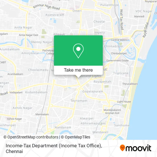 Income-Tax Department (Income Tax Office) map