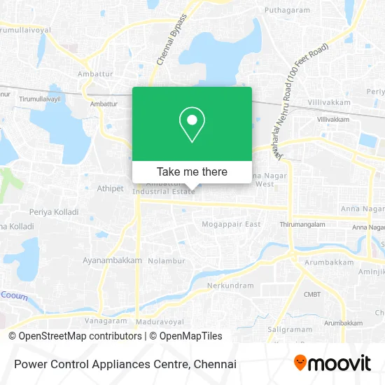 Power Control Appliances Centre map