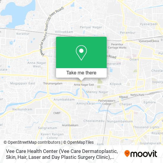 How to get to Vee Care Health Center (Vee Care Dermatoplastic, Skin, Hair, Laser and Day Plastic