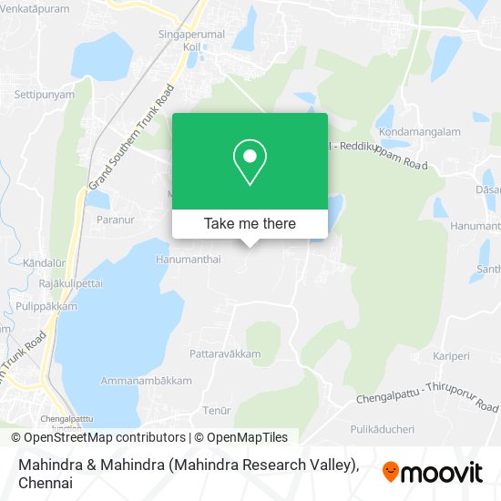 Mahindra & Mahindra (Mahindra Research Valley) map
