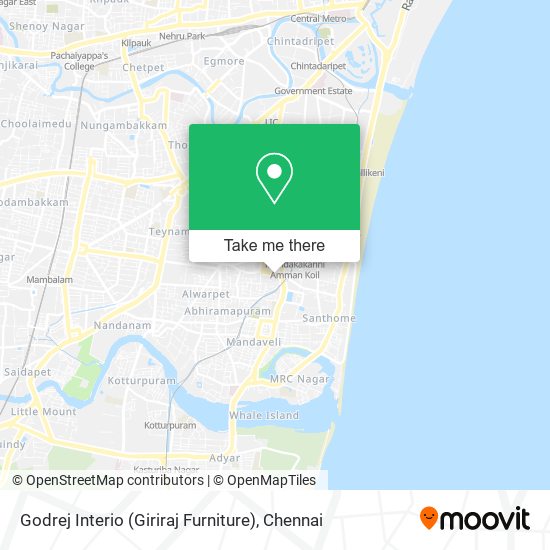 Godrej Interio (Giriraj Furniture) map